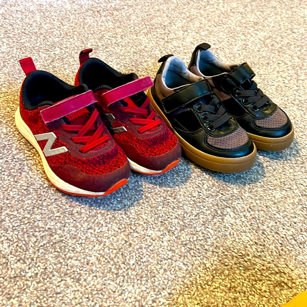 New Balance & Old Navy toddler shoes size 6